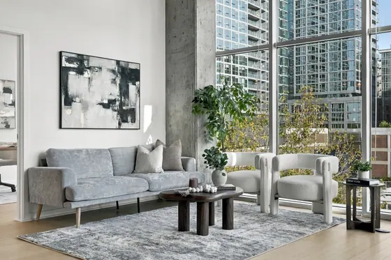 Home staged by StagingEstate at 1700 Bassett St #516