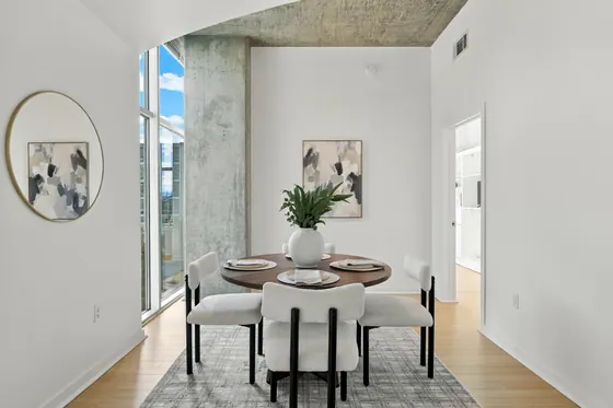 Home staged by StagingEstate at 1700 Bassett St #516