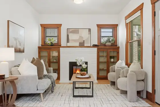 Home staged by StagingEstate at 953 N Fillmore St